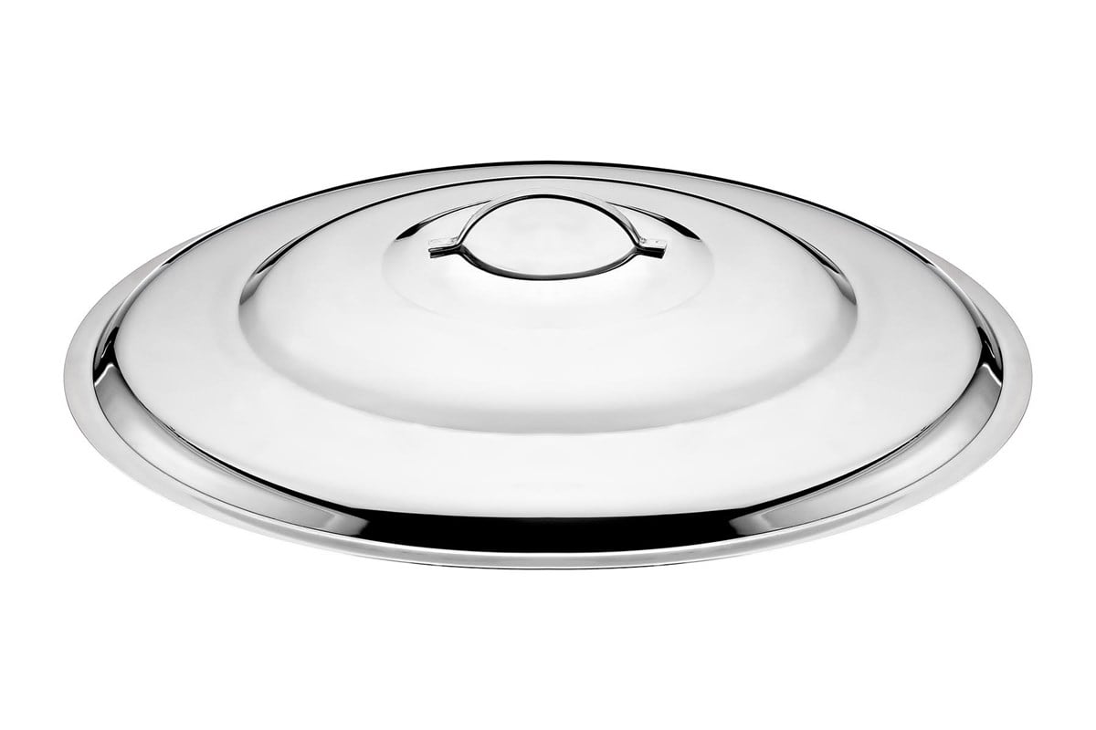 Net Çelik Helvane Tencere Kapağı 40 cm