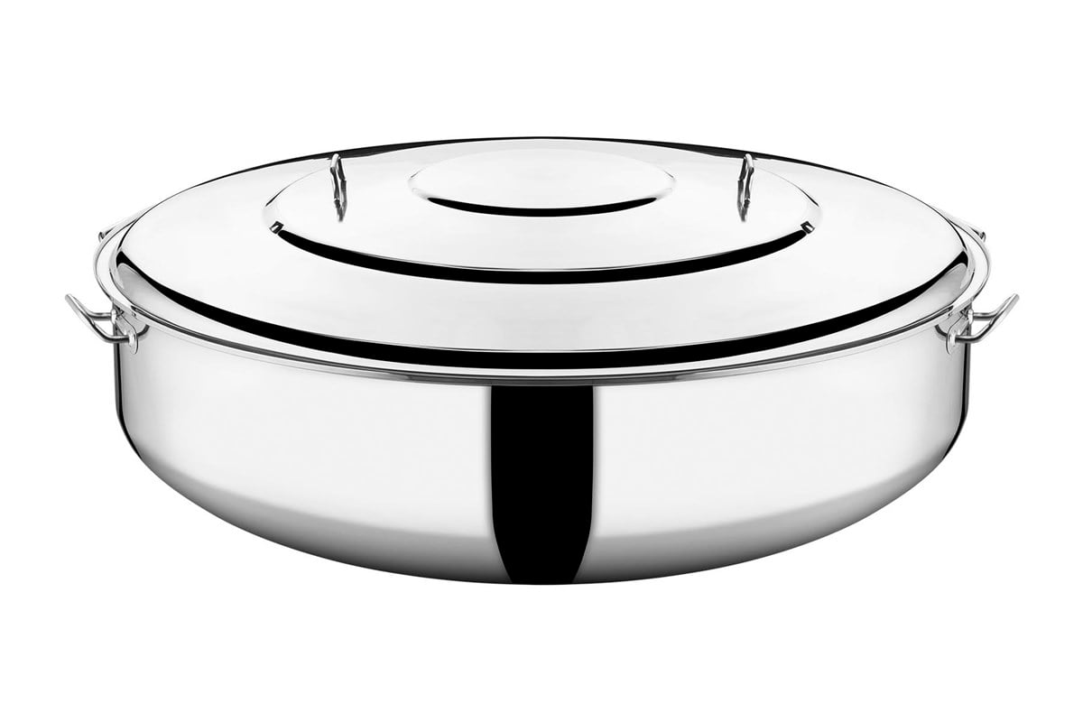 Net Çelik Helvane Tencere Kapaklı, 100*30, 258 lt.