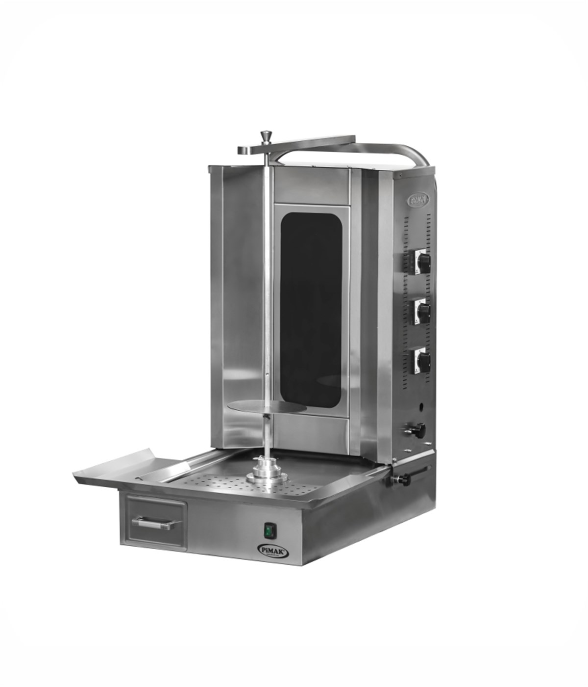 Pimak Elektrikli Döner Ocağı, 3 Radyanlı, Alttan Motorlu, Camlı