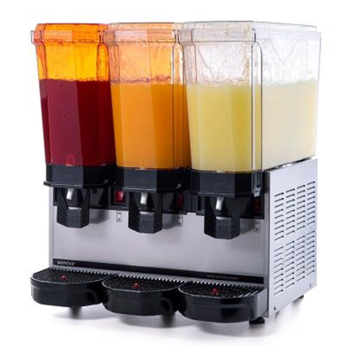 Samixir Klasik Triple Soğuk İçecek Dispenseri, 20+20+20 L, Fıskiyeli, Inox