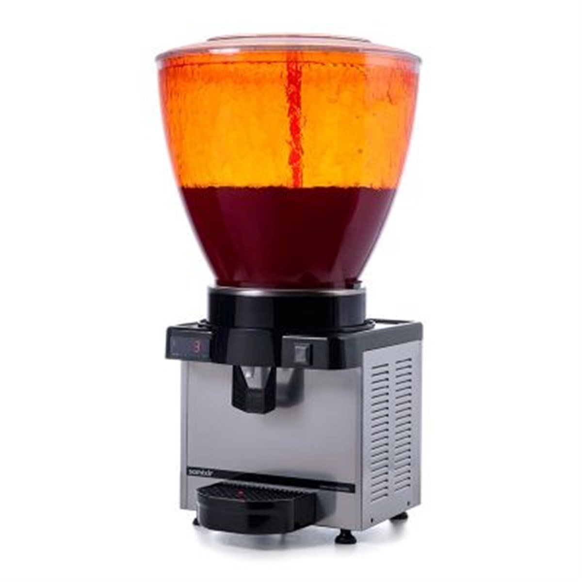 Samixir S40 Fıskiyeli Soğuk İçecek Dispenseri, 40 L, Panoramik, Dijital, Inox