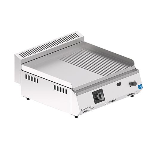 Seamac Elektrikli Playt Izgara 50 cm, Yarı Oluklu Yüzey
