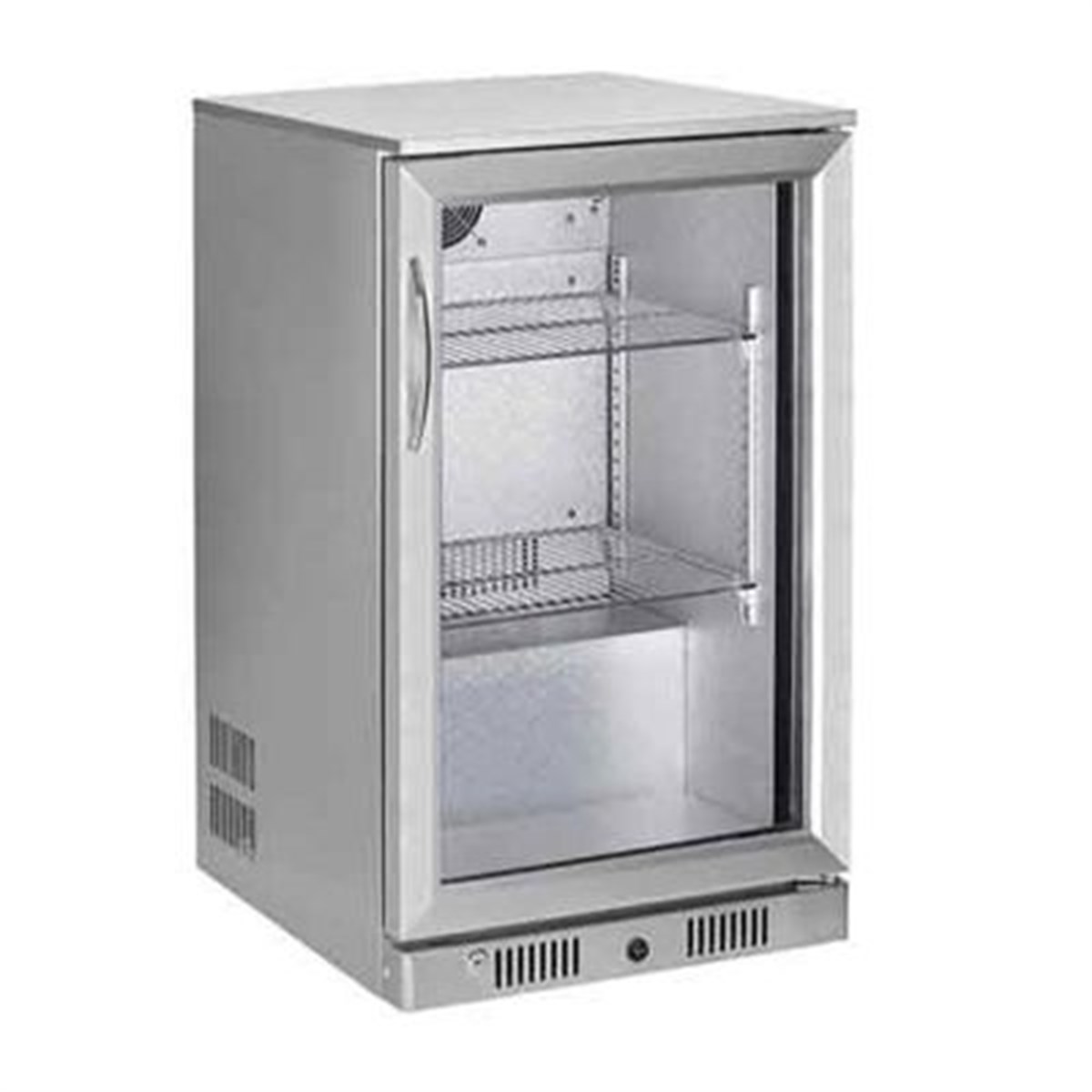 Şenox SBC-150 Bar Tipi Şişe Soğutucu Dolap, Tek Kapılı, 138 Litre, Krom