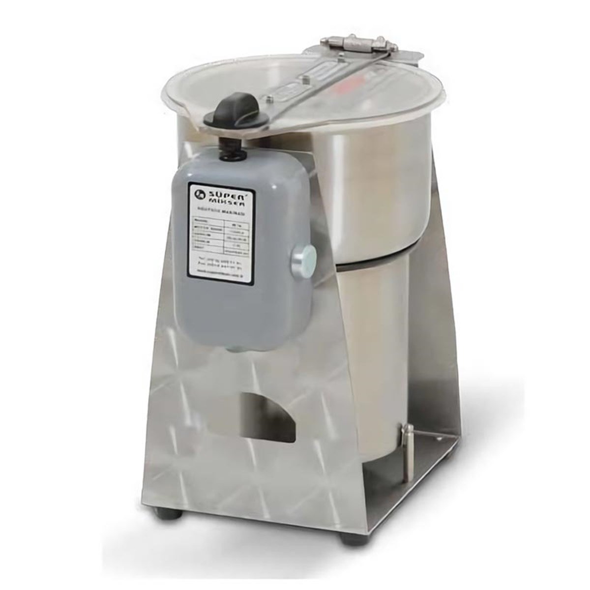 Süper Mikser Öğütücü Makinesi, İnox, Devirmeli