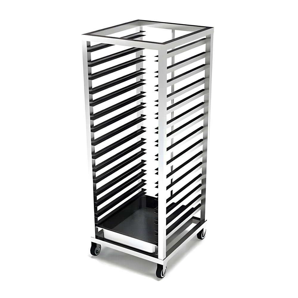 Tekerlekli Tepsi Taşıma Arabası 45 x 60 x 140 cm, 430 Çelik