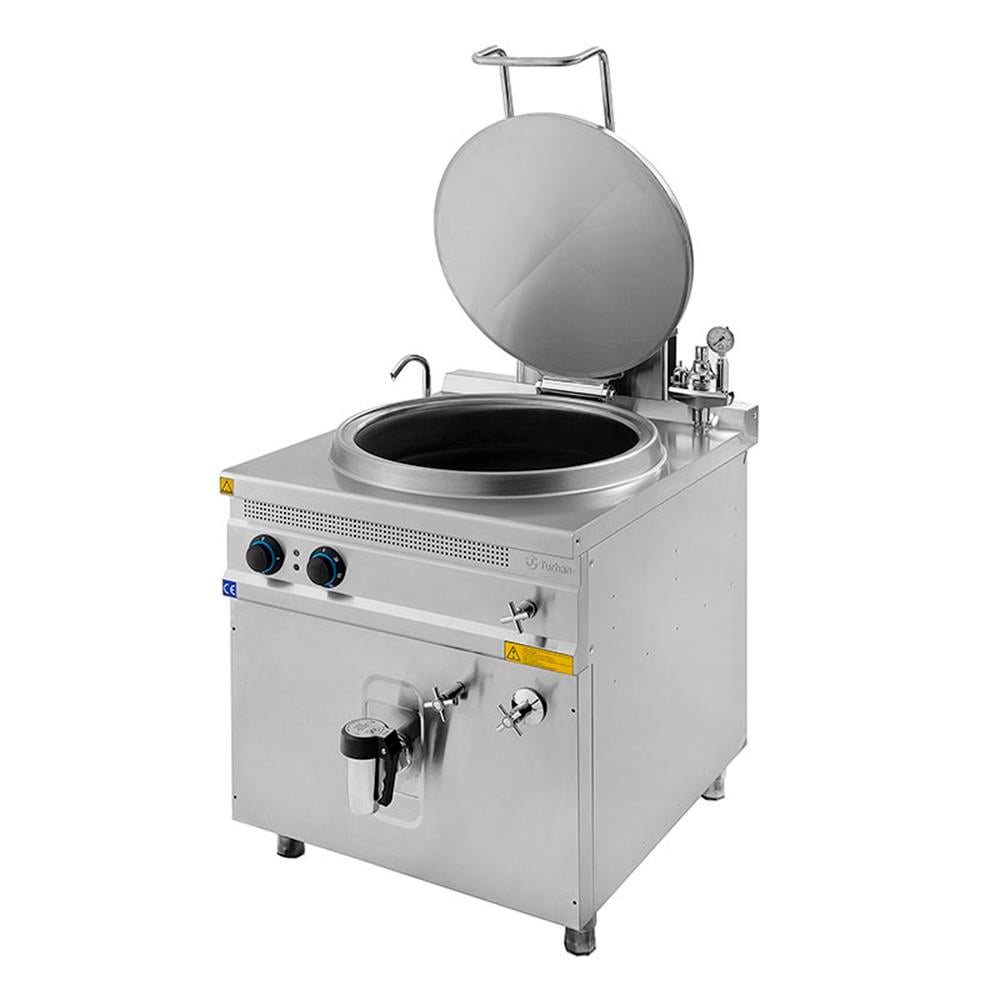 Turhan Çelik 150 lt, Elektrikli Kaynatma Tenceresi, 80 x 93 x 85 cm, TC.9KTEN801