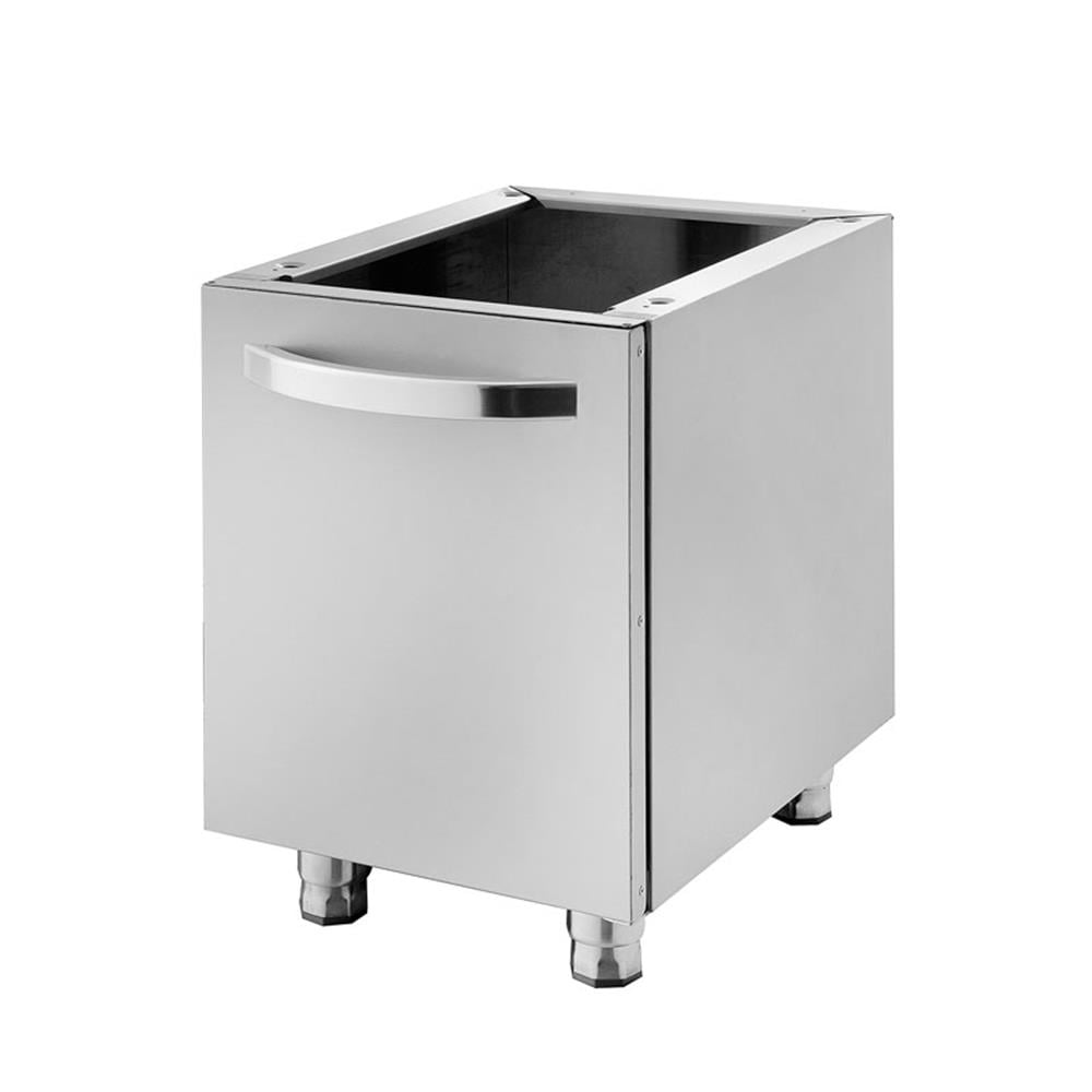 Turhan Çelik 40'lık Set Altı Paslanmaz Dolap, 40 x 63 x 55 cm, TC.6DL40