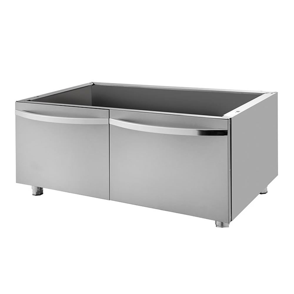 Turhan Çelik Set Altı Paslanmaz Dolap, 120 x 70 x 55 cm, TC.7DL120