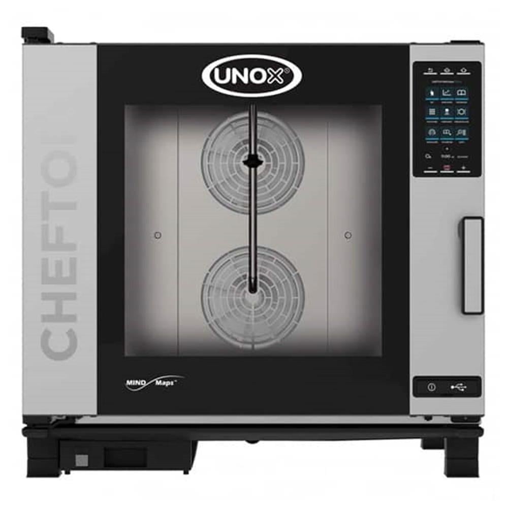 Unox Cheftop Plus Combi Fırın, 6 GN 2/1 Kapasiteli, Gazlı, XEVC-0621-GPRM
