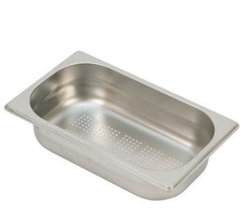 Üret Delikli Gastronom Küvet, Gn 1/4-6,5 cm, 26,5*16,2 cm, 1,8 Lt.