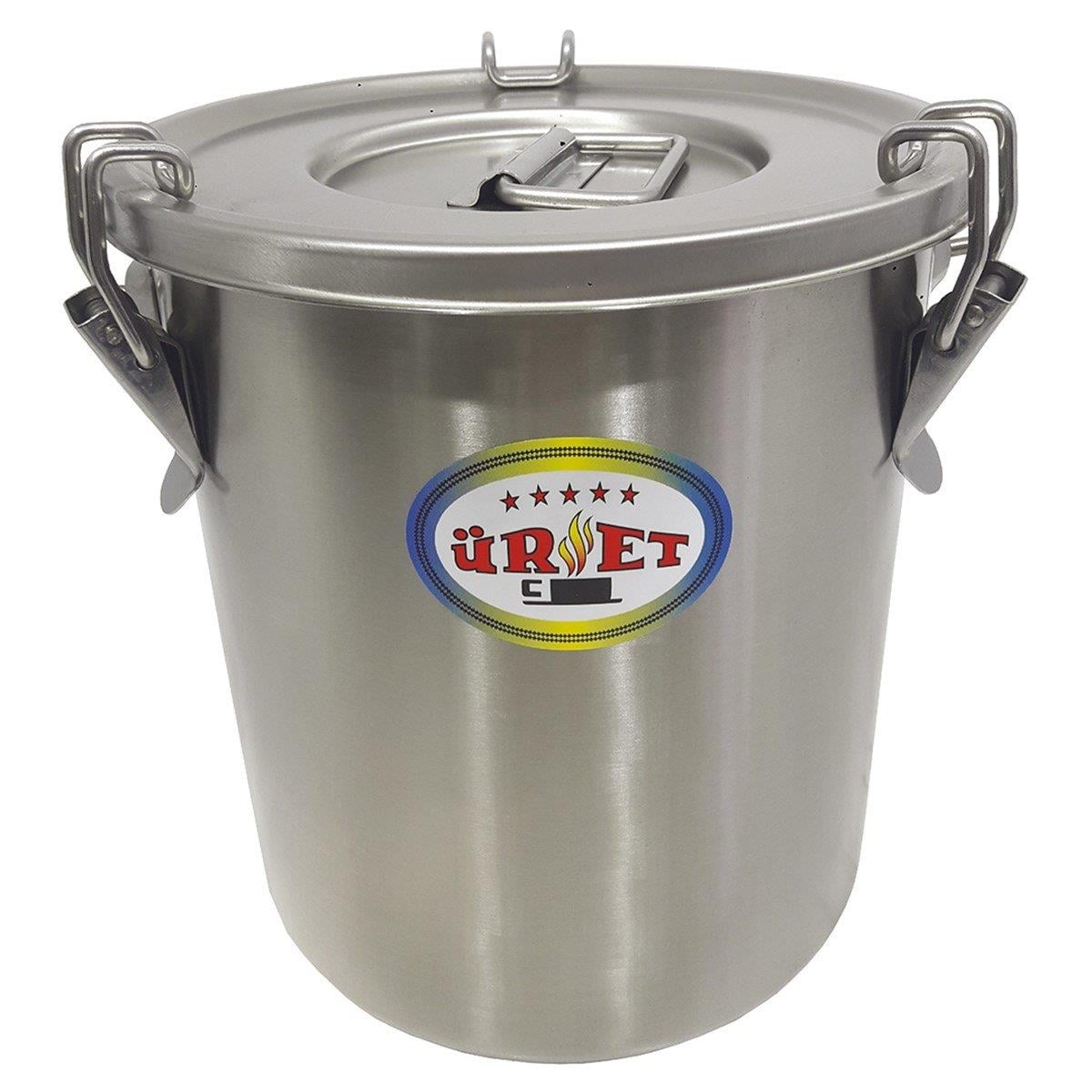 Üret Yemek Taşıma Kazanı Contasız Tabansız, 22*23 cm, 9 Lt