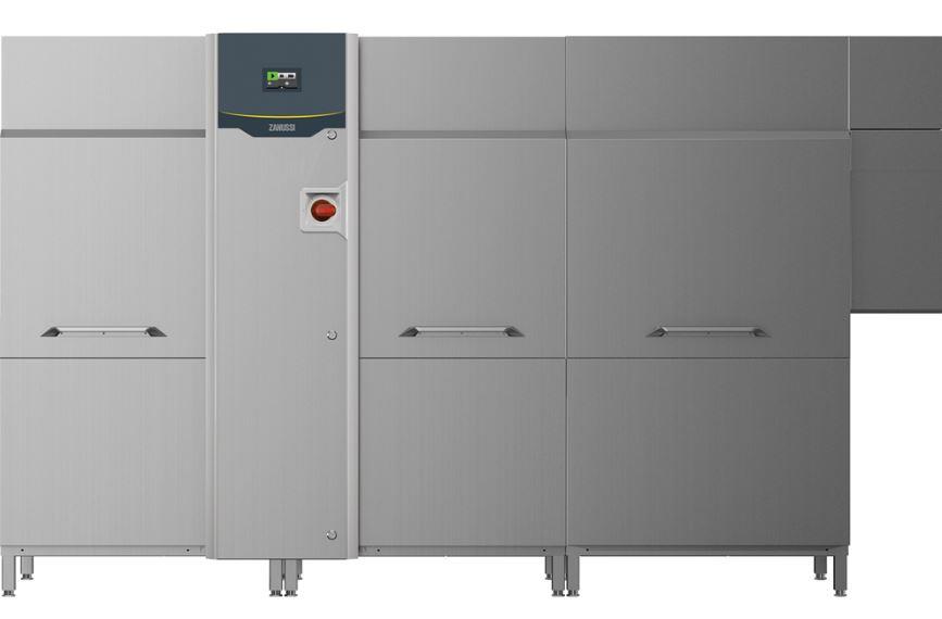 Zanussi Çift Durulamalı Konveyörlü Bulaşık Makinesi, Büyük Boy, 4500 tabak/saat, Sağdan Sola