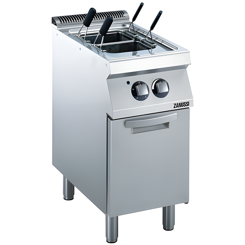 Zanussi Dolaplı 2 Sepetli 24,5 lt Elektrikli Makarna Haşlama Makinesi, 400x700x850, 372098