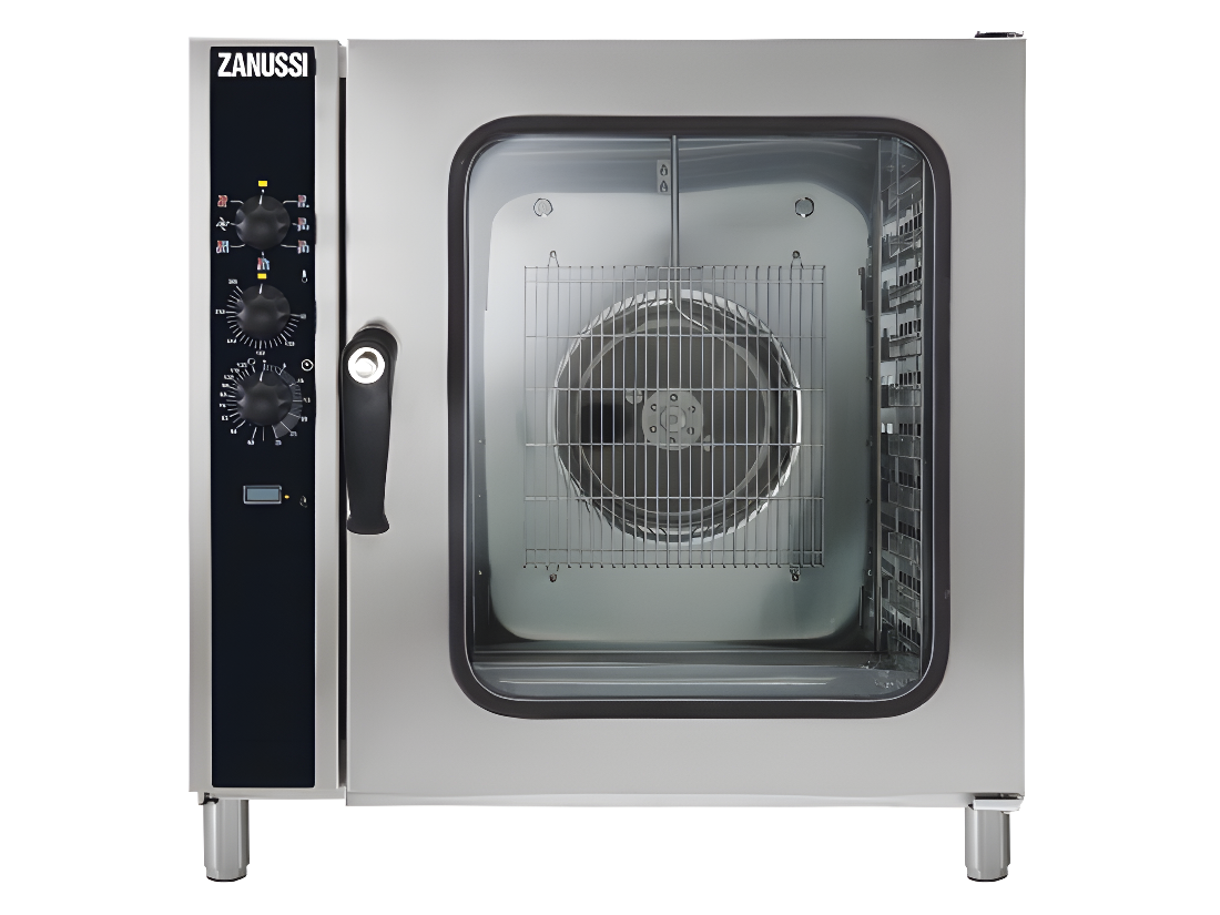 Zanussi, GN 1/1 Gazlı, 10 Tepsili Konveksiyonel Fırın, 240201