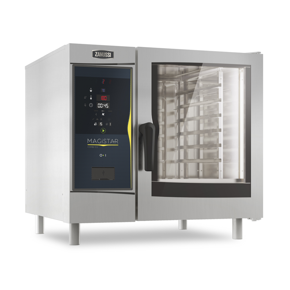 Zanussi Magistar DS Boylerli, GN 1/1 Elektrikli, 6 Tepsili Dijital Kombi Konveksiyonel Fırın, 218820