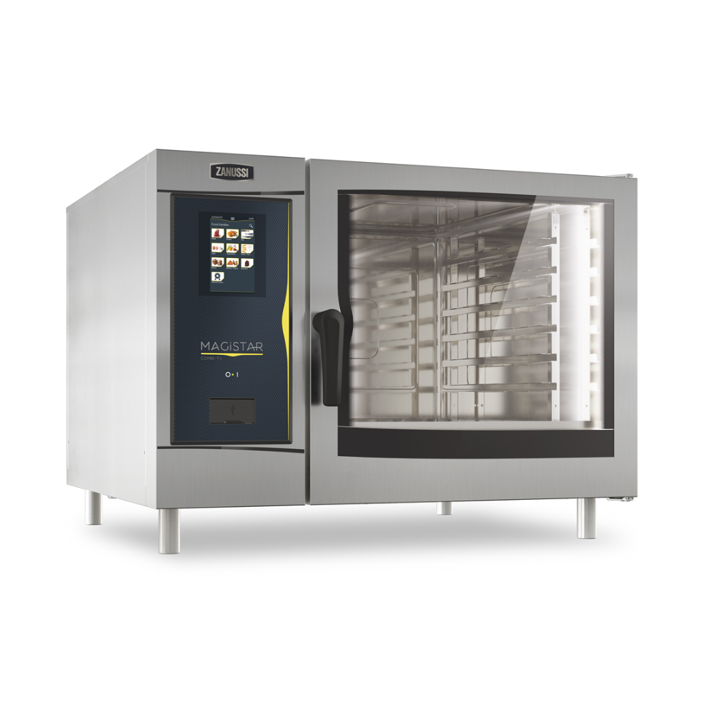 Zanussi Magistar TS, GN 2/1 Gazlı, 6 Tepsili Dijital Kombi Konveksiyonel Fırın, 218781 - 218761