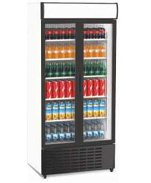 Senox SDS-1010 SC Kanopili Sürgülü Kapı, Dik Tip Şişe Soğutucu Dolap, 2 Kapılı, 943/816 Litre, Beyaz