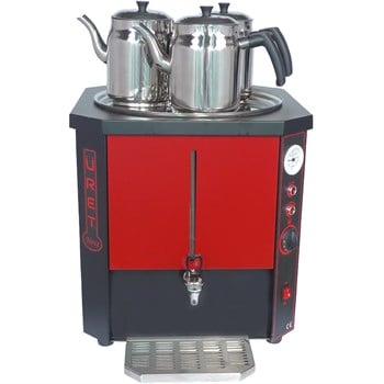 Üret 3 Demlikli Nova Semaver Makinesi, 36 Litre, Elektrikli