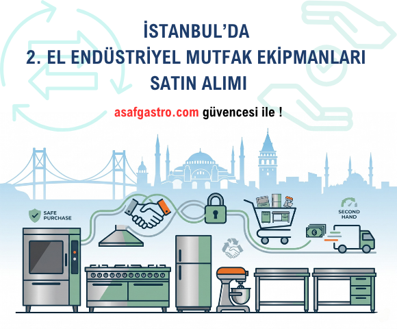 İstanbul İçi Endüstriyel Mutfak Ekipmanları Satın Alımı