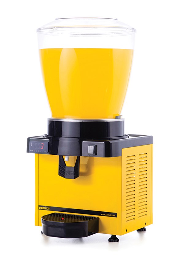 Samixir M22 Panoramik Soğuk İçecek Dispenseri, 22 L, Dijital, Sarı