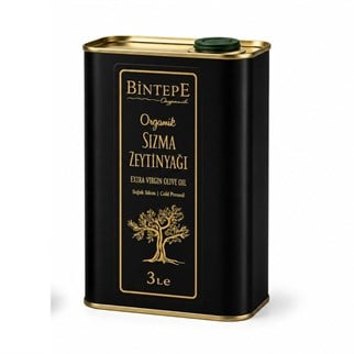 Yeni Hasat Organik Natürel Sızma Zeytinyağı 3 lt