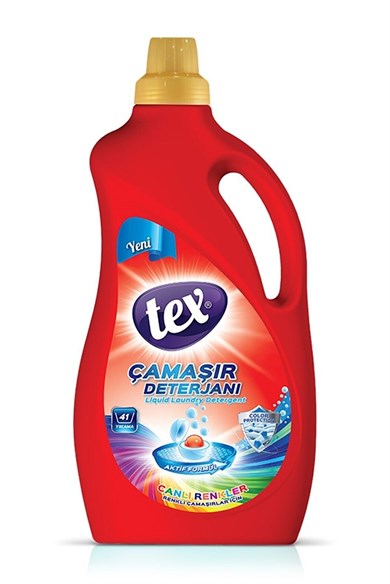 Tex Sıvı Çamaşır Deterjanı Canlı Renkler 2.5 Litre