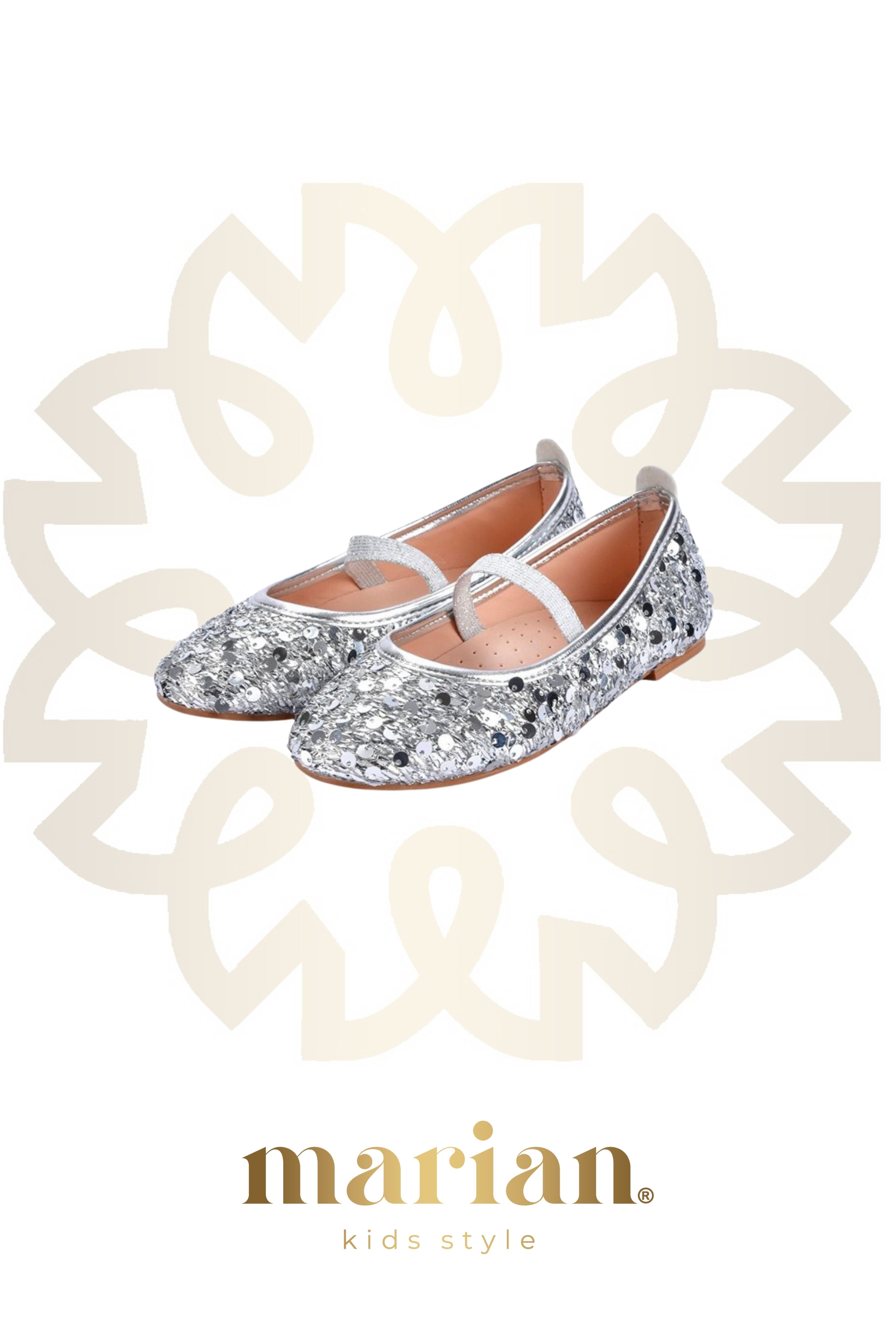 Chica Magica Maribel Lastikli Silver Pullu Babet