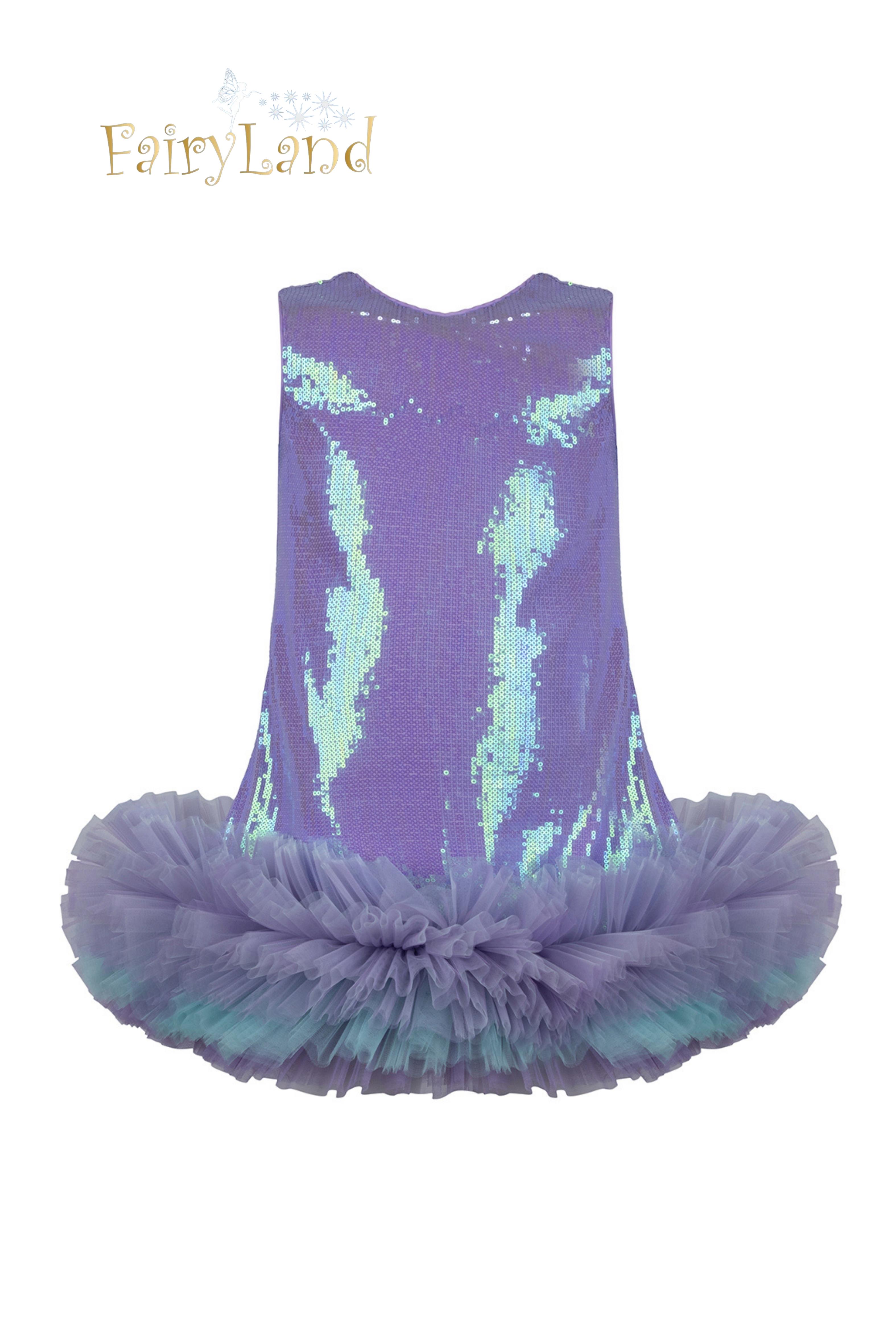 Fairyland Ballerina Lila Kız Çocuk Elbise