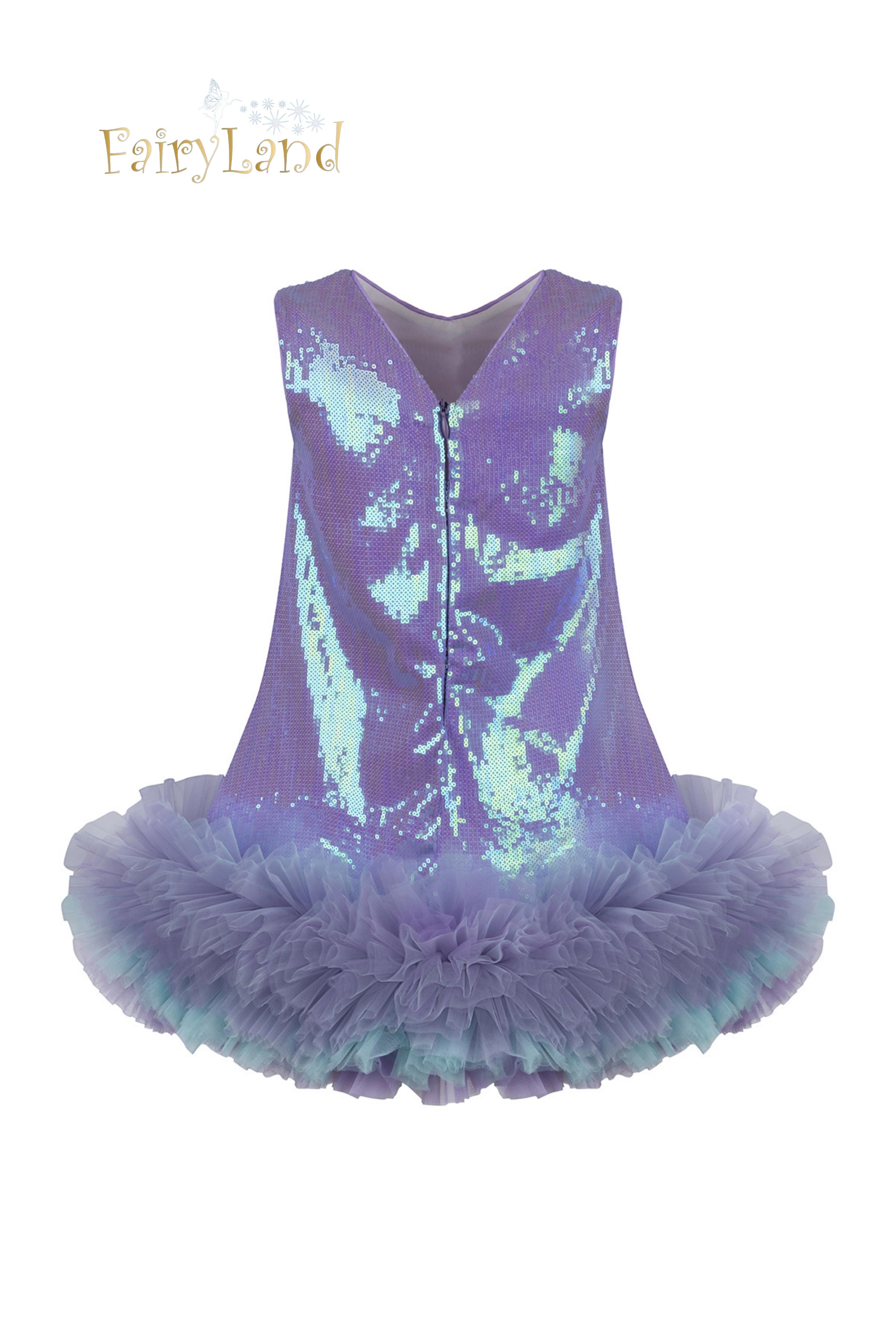 Fairyland Ballerina Lila Kız Çocuk Elbise