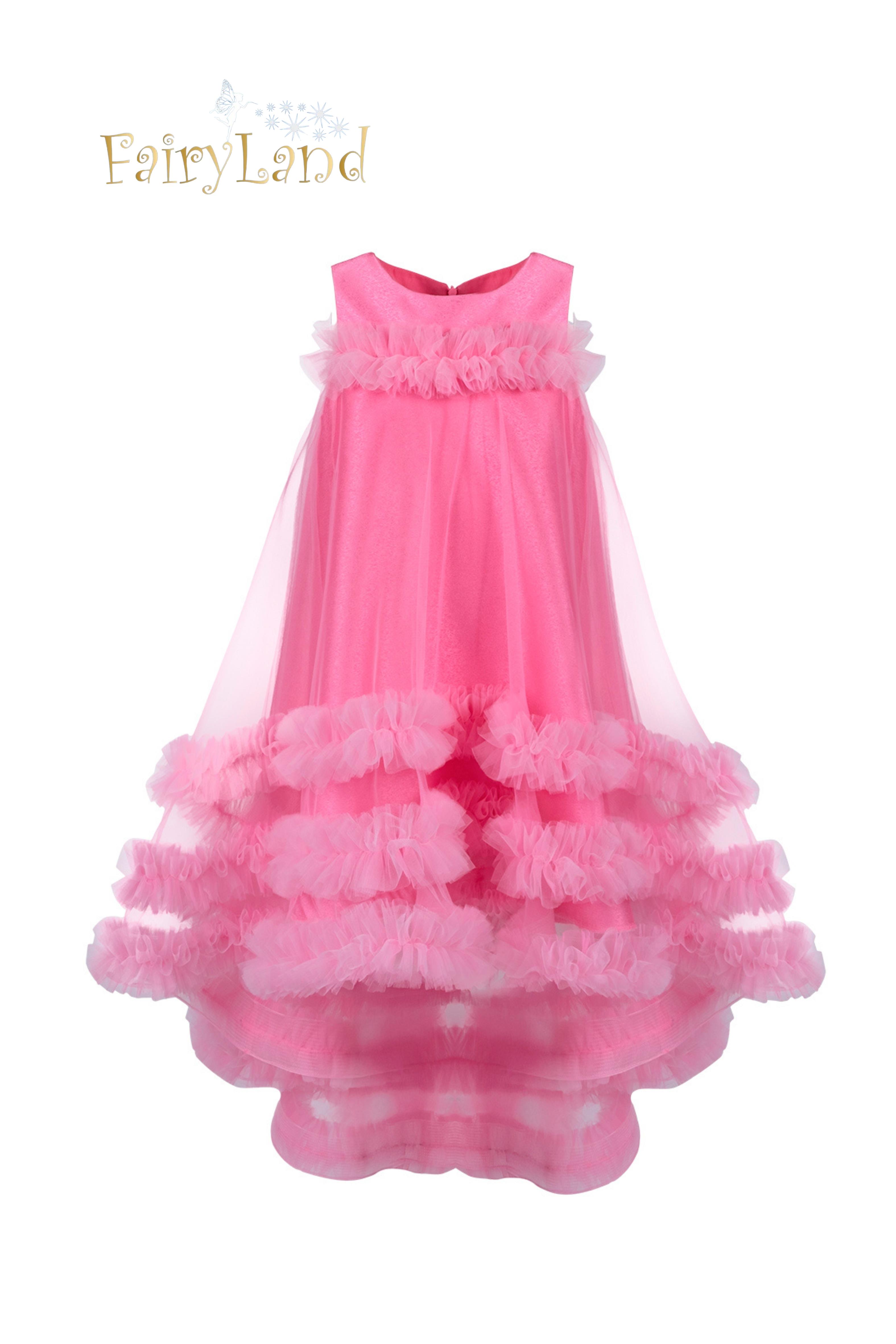 Fairyland Barbie Pembe Tüllü Sıfır Kol Kız Çocuk