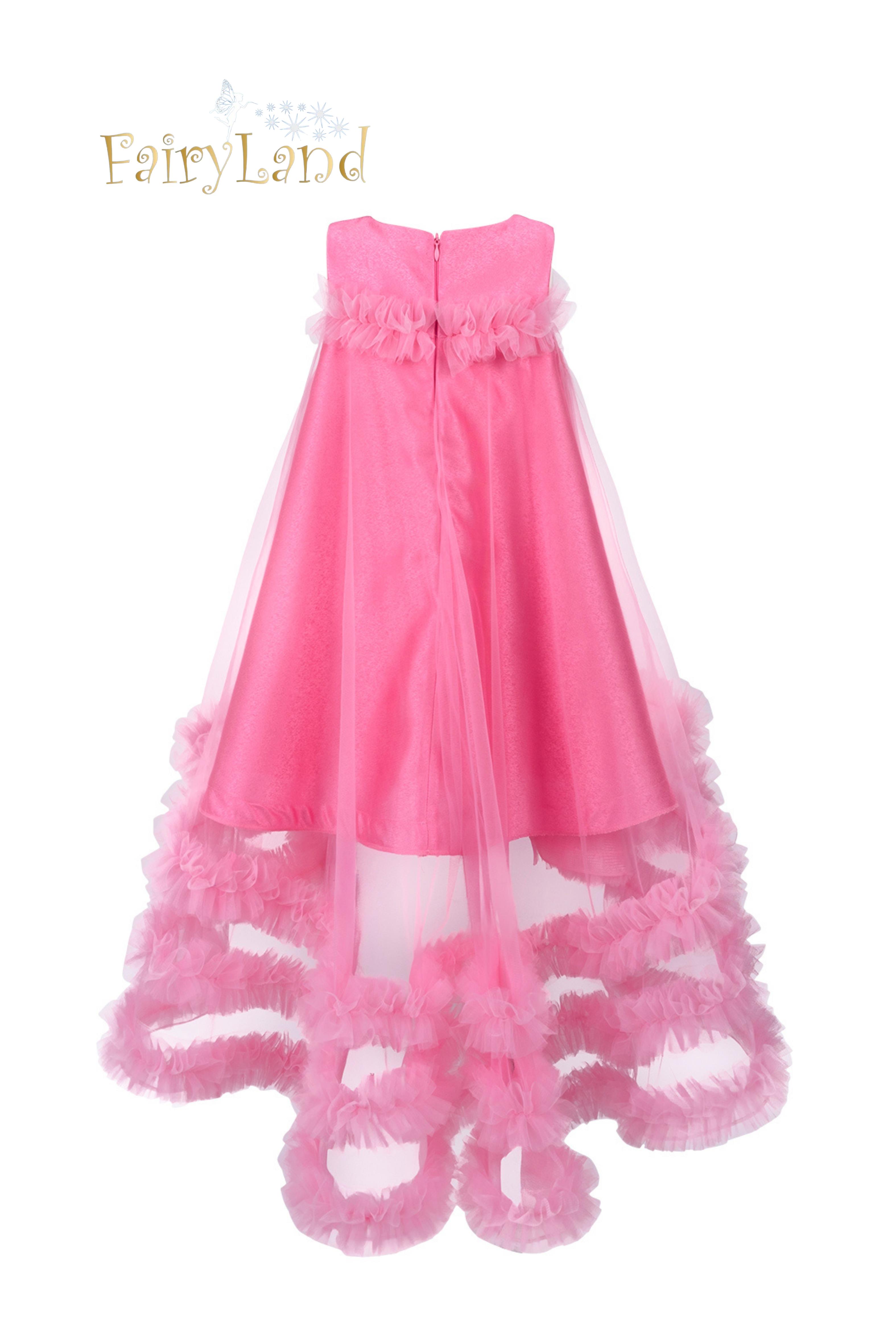 Fairyland Barbie Pembe Tüllü Sıfır Kol Kız Çocuk