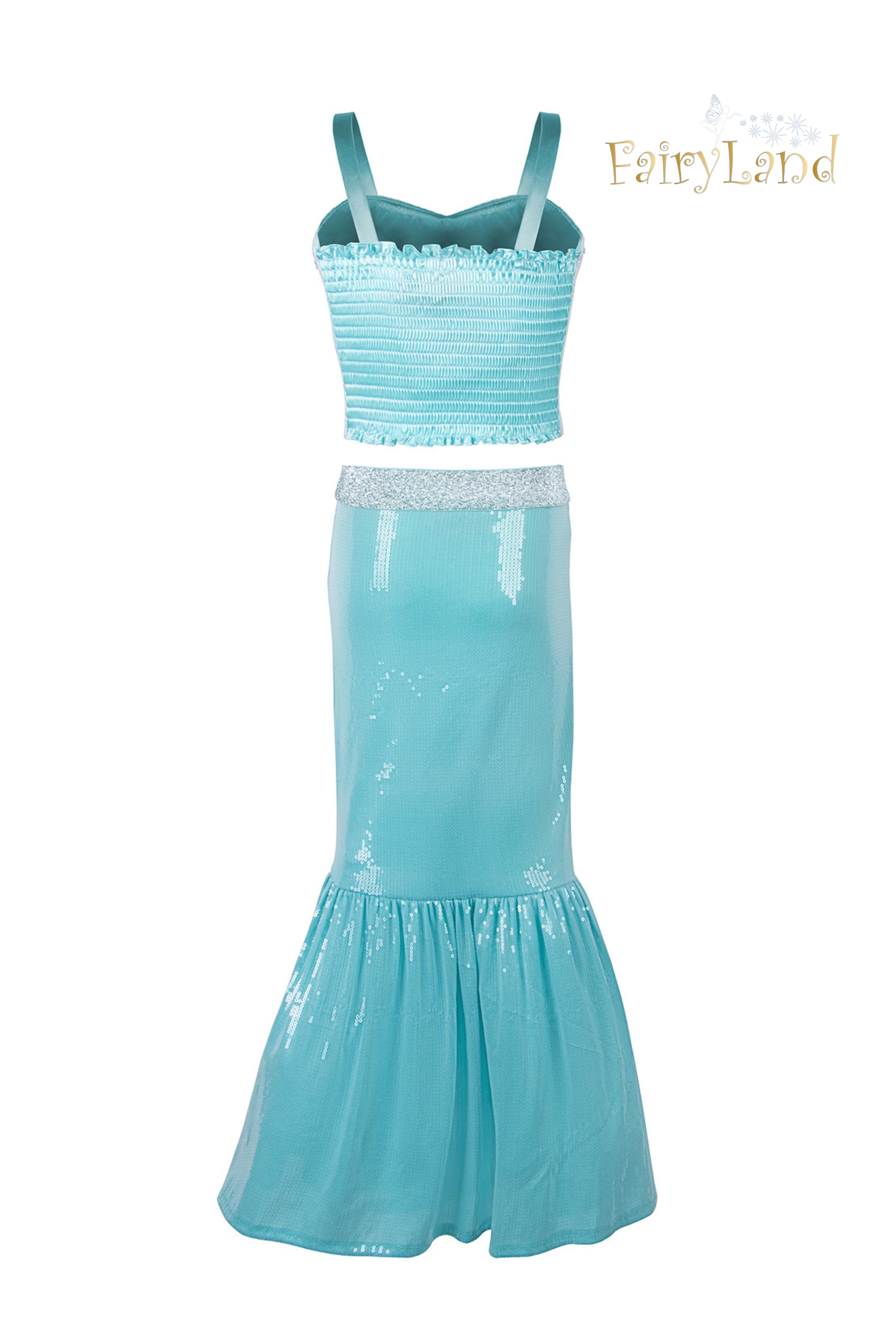 Fairyland Mermaid Kız Çocuk Kostüm - Mint