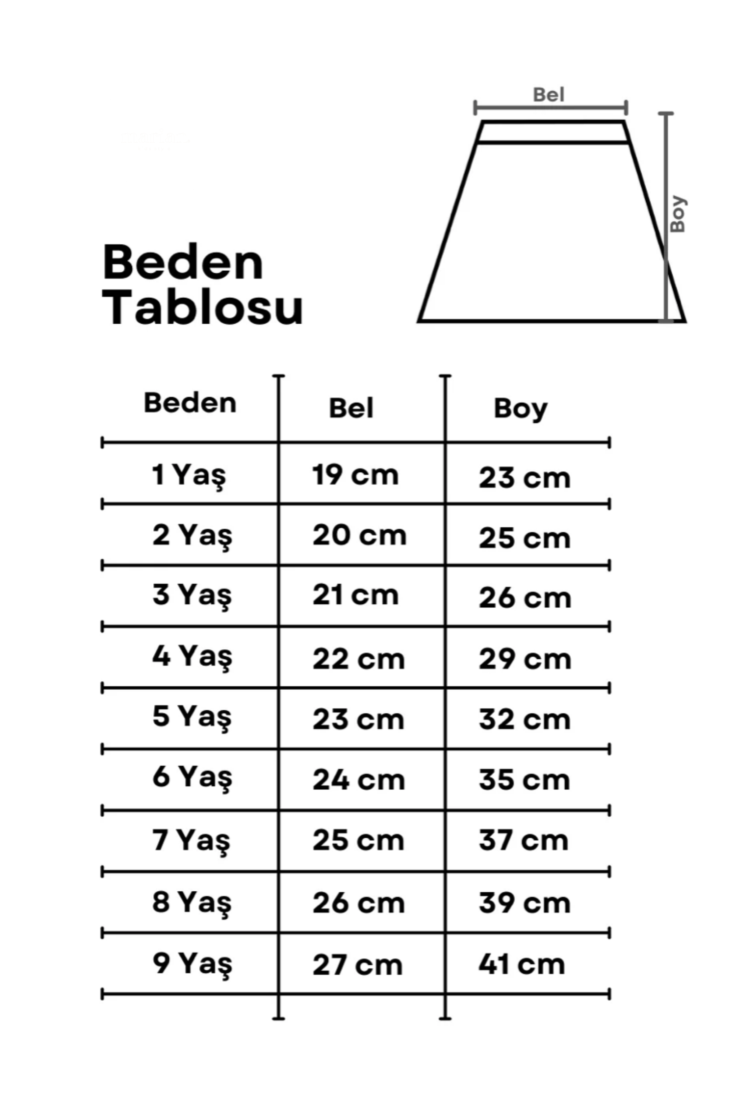Gülkurusu Kız Çocuk Tütü Etek - Bonita