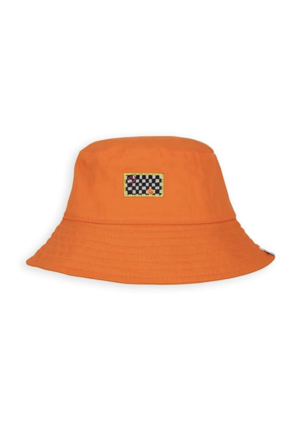 Happy Face Bucket Hat - Orange / 52 Cm