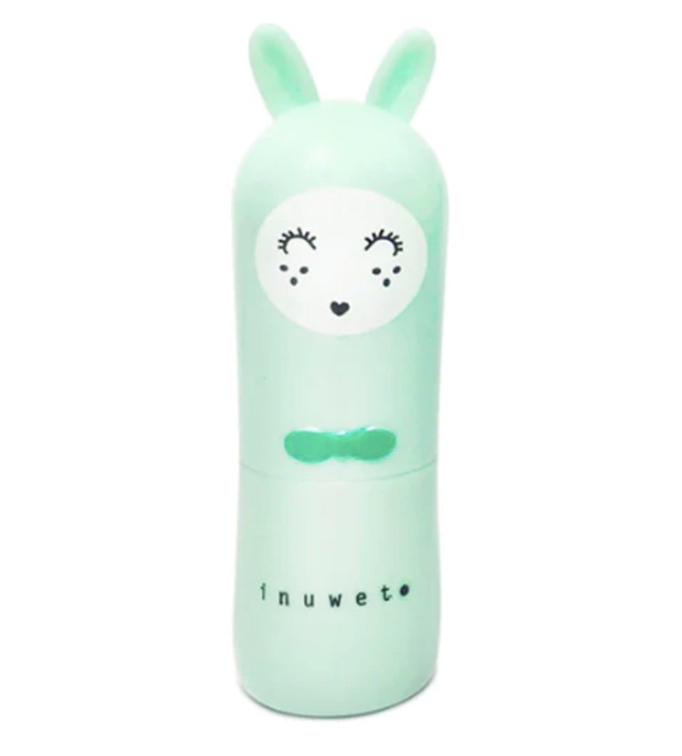 INUWET BUNNY LIPBALM GREEN APPLE / AQUA