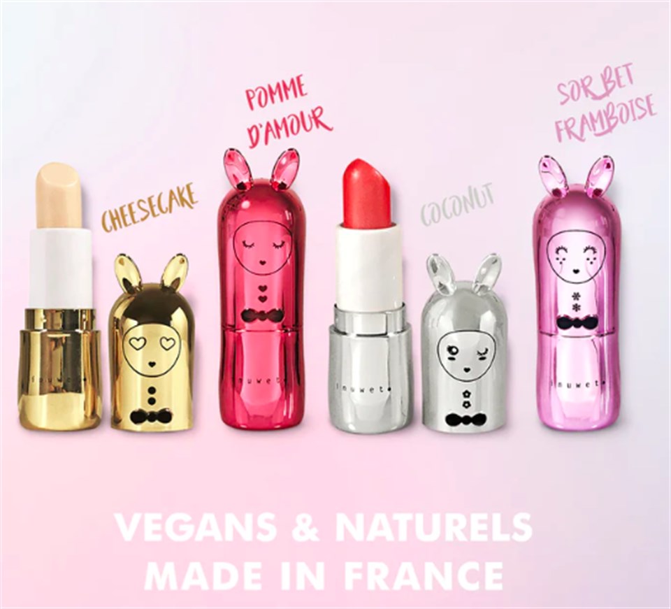 INUWET ÇOCUK DOĞAL İÇERİKLİ VEGAN LIPBALM METAL LIGHT PINK - DUDAK NEMLENDIRICI
