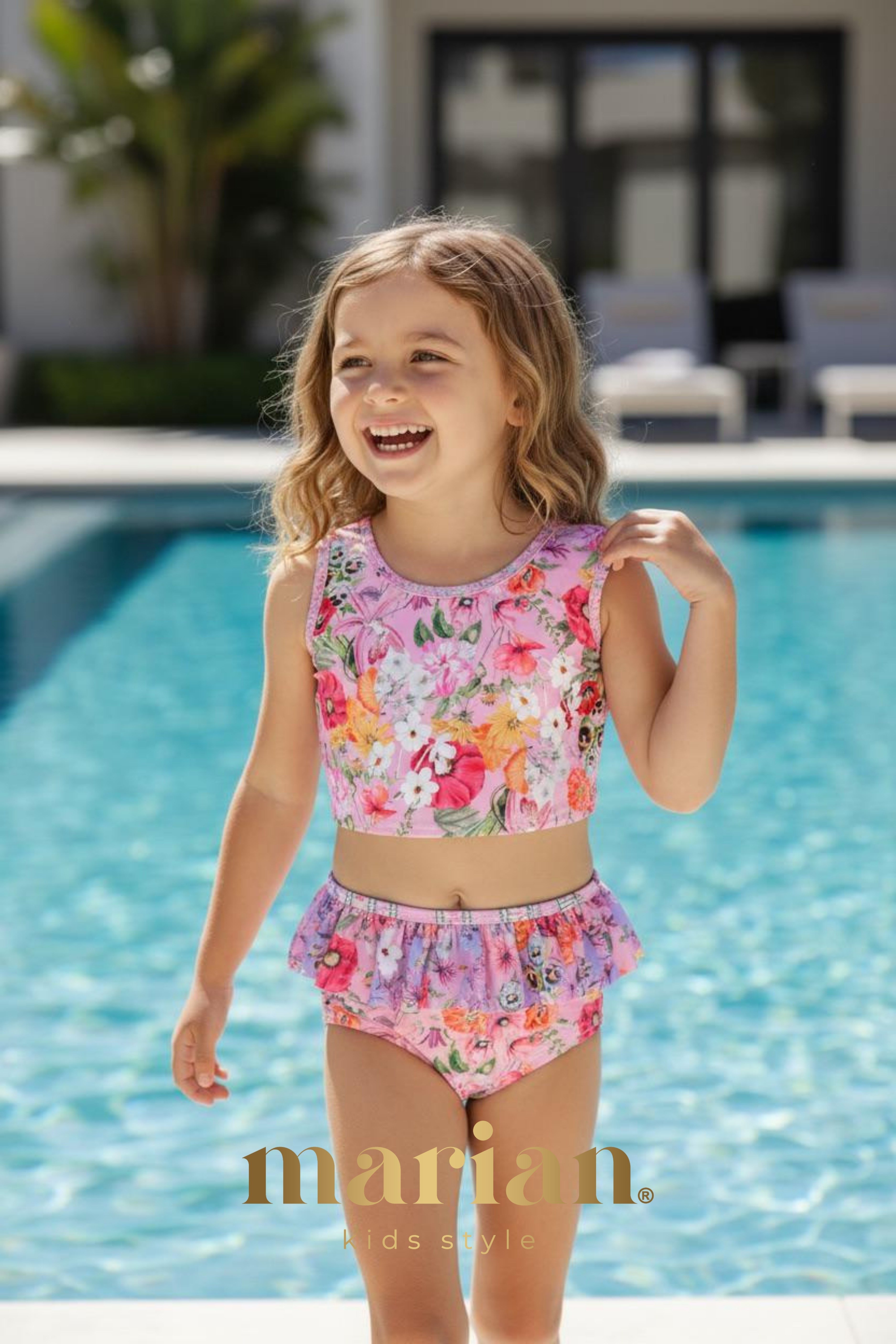Kız Çocuk Bikini Flower