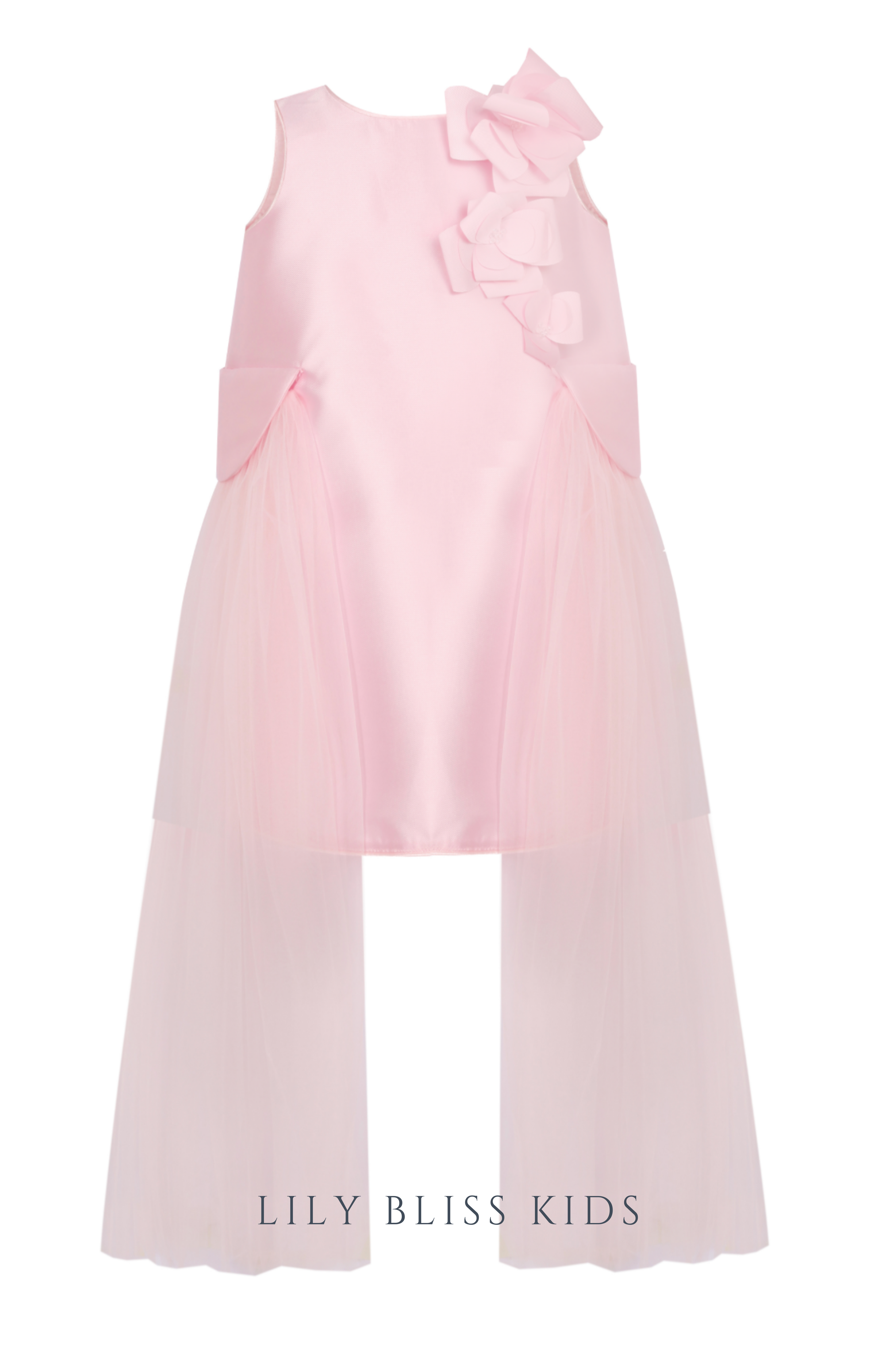 LİLY BLİSS Peony Pink - Kız Çocuk Özel Gün Elbise
