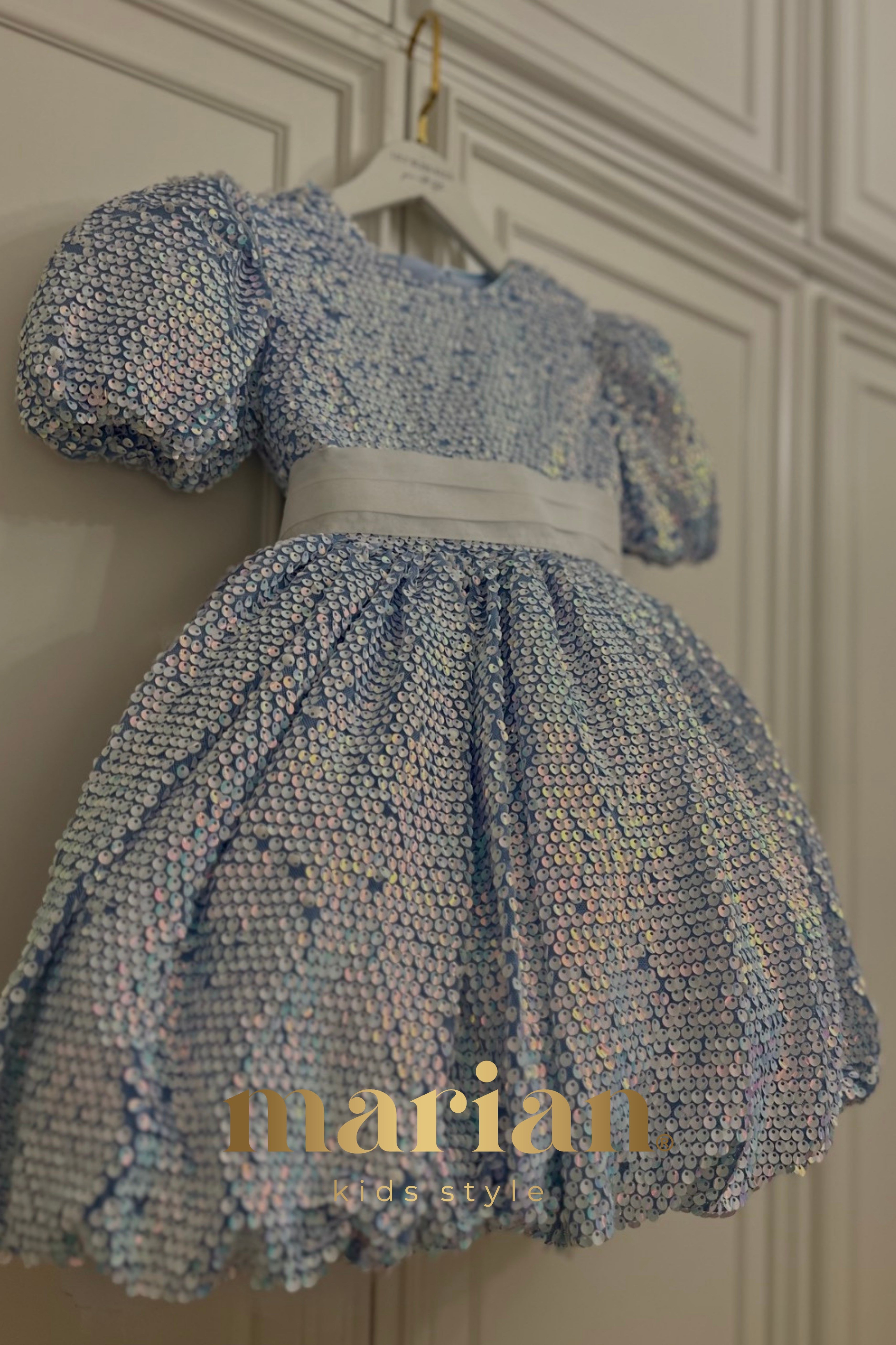 LİLY BLİSS Sparkle Princess Blue Elbise