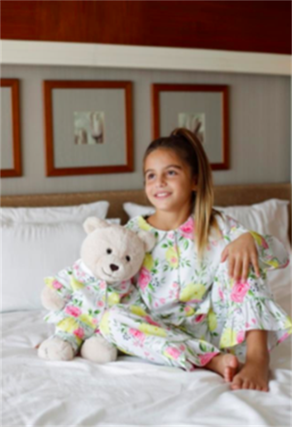 Luna Mia Uyku Arkadaşlı Kız Çocuk Pijama Seti