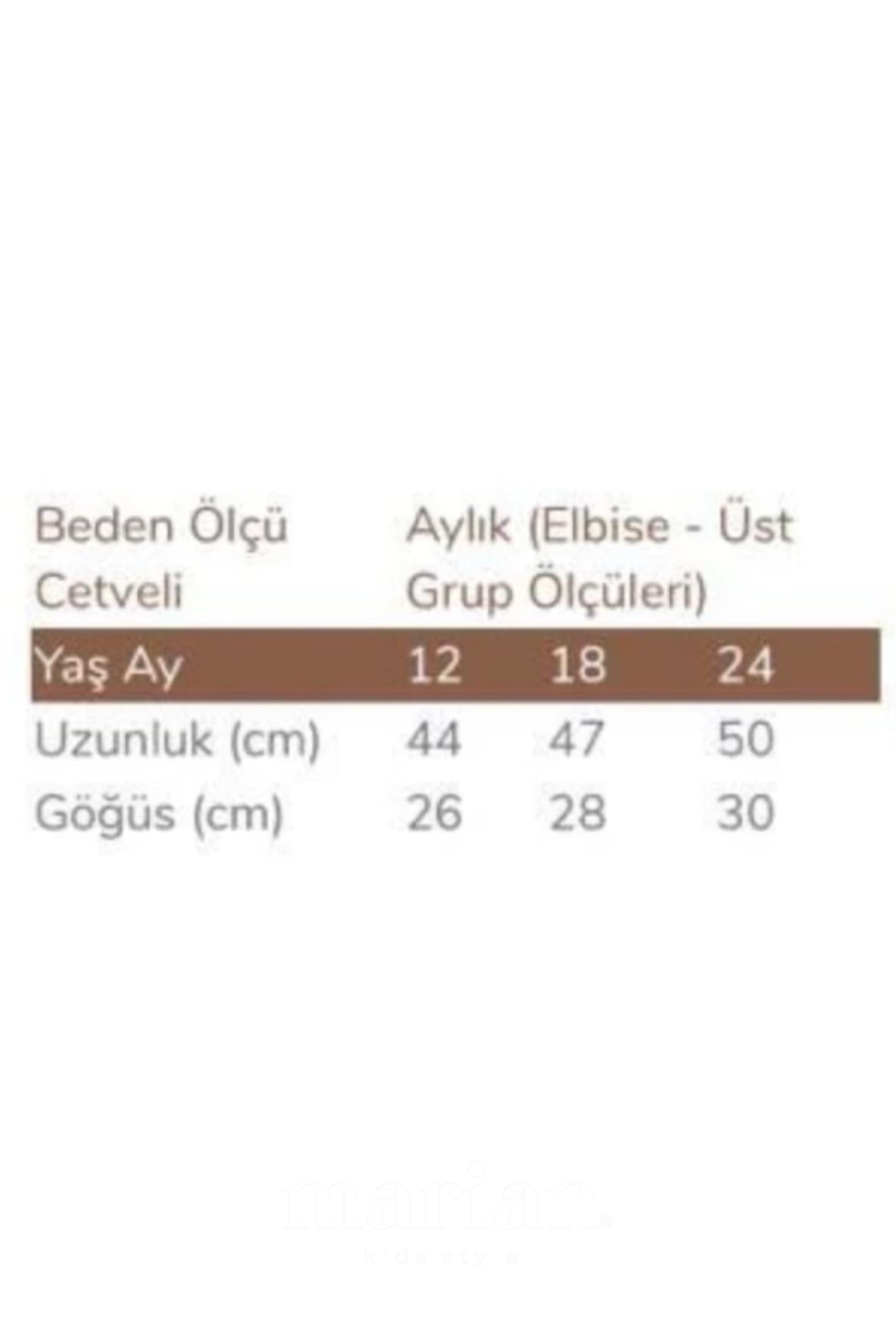 Mama Luma Çiçekli Bebek Elbisesi