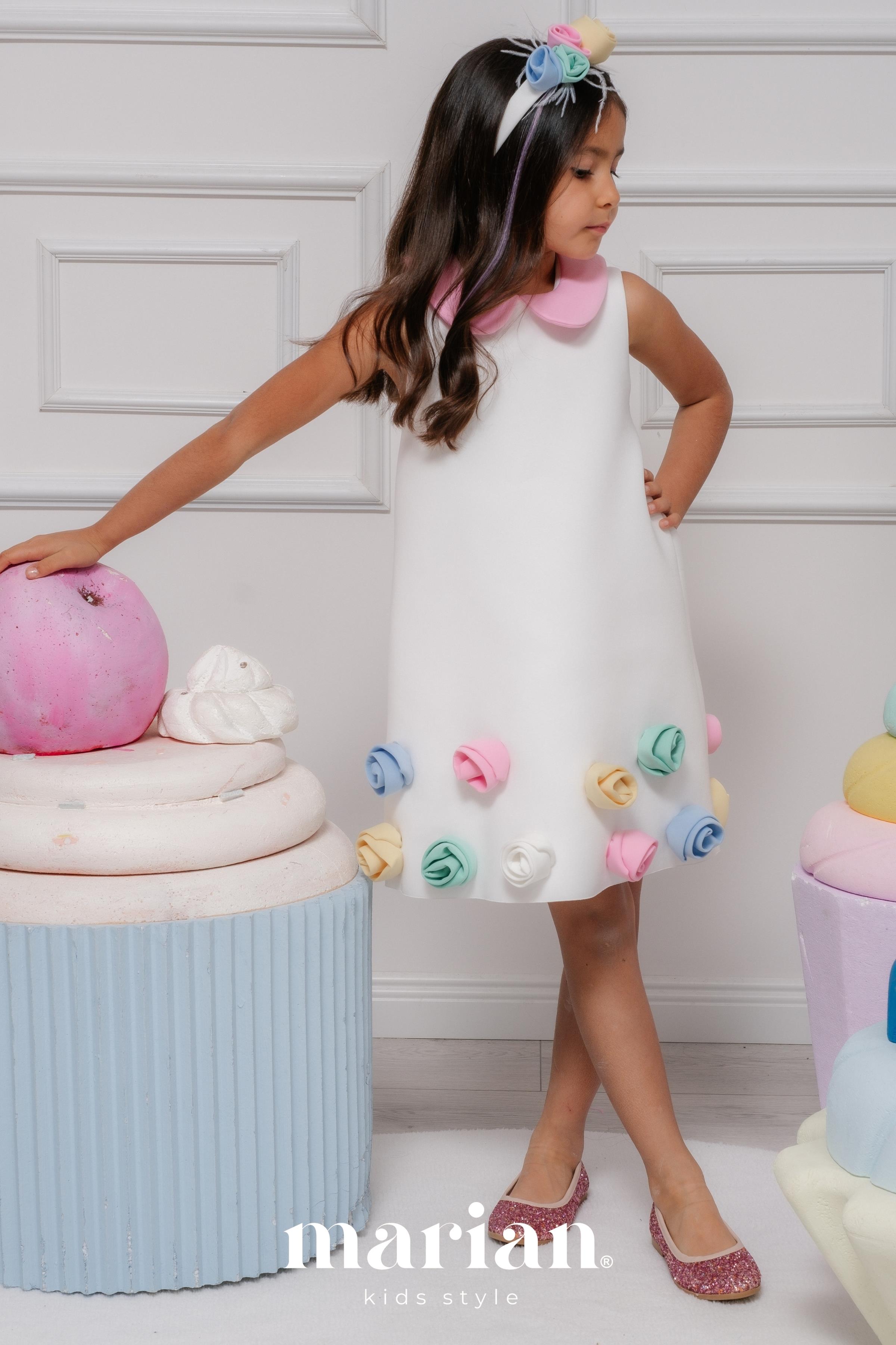Marian Scuba Rose Dress