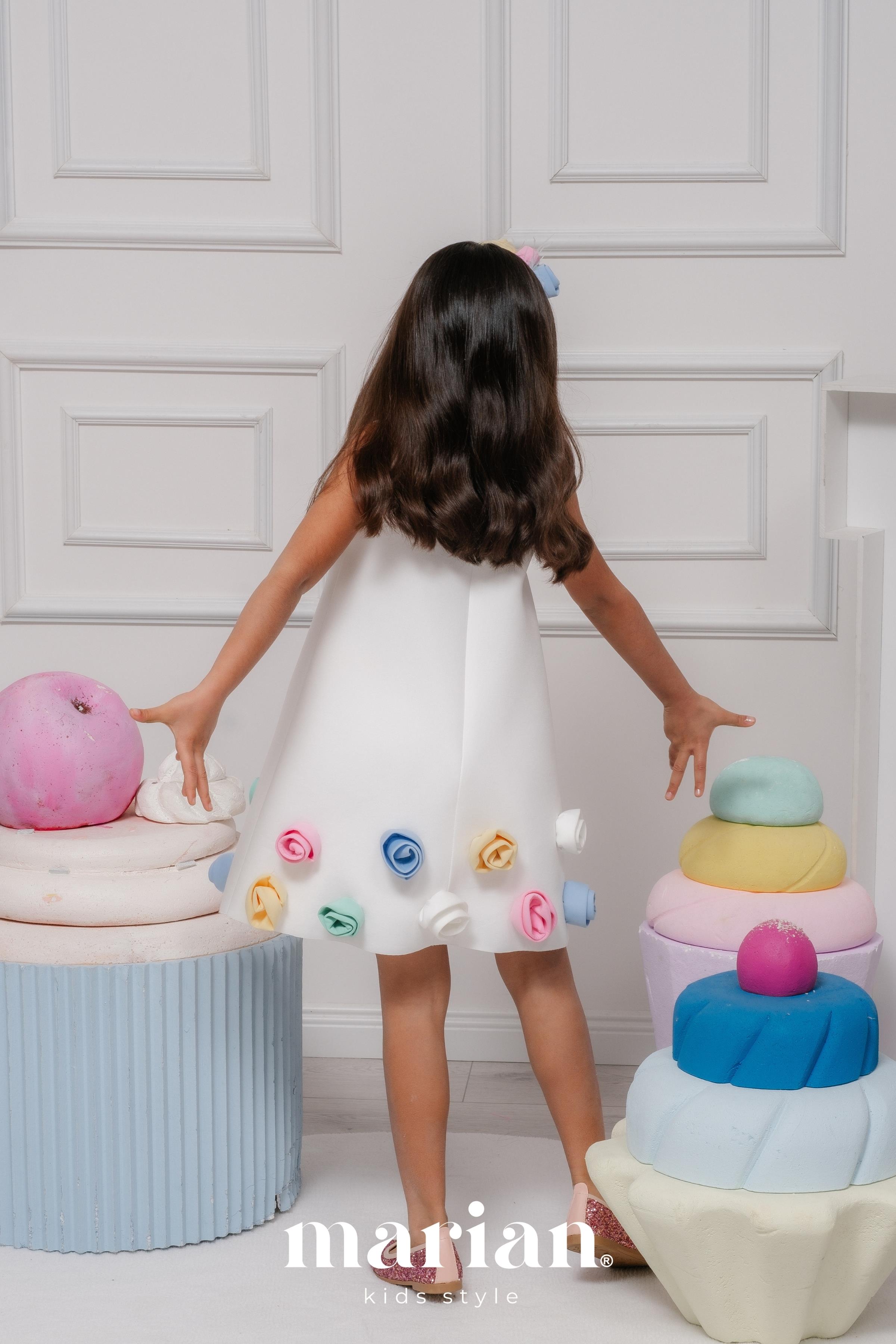 Marian Scuba Rose Dress