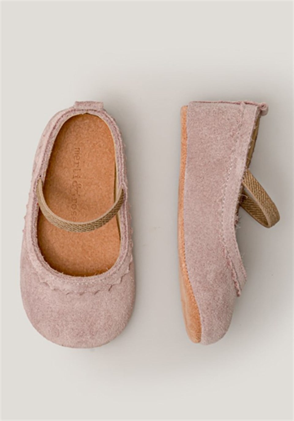Merli&Rose Süet Babet Patik | Lila