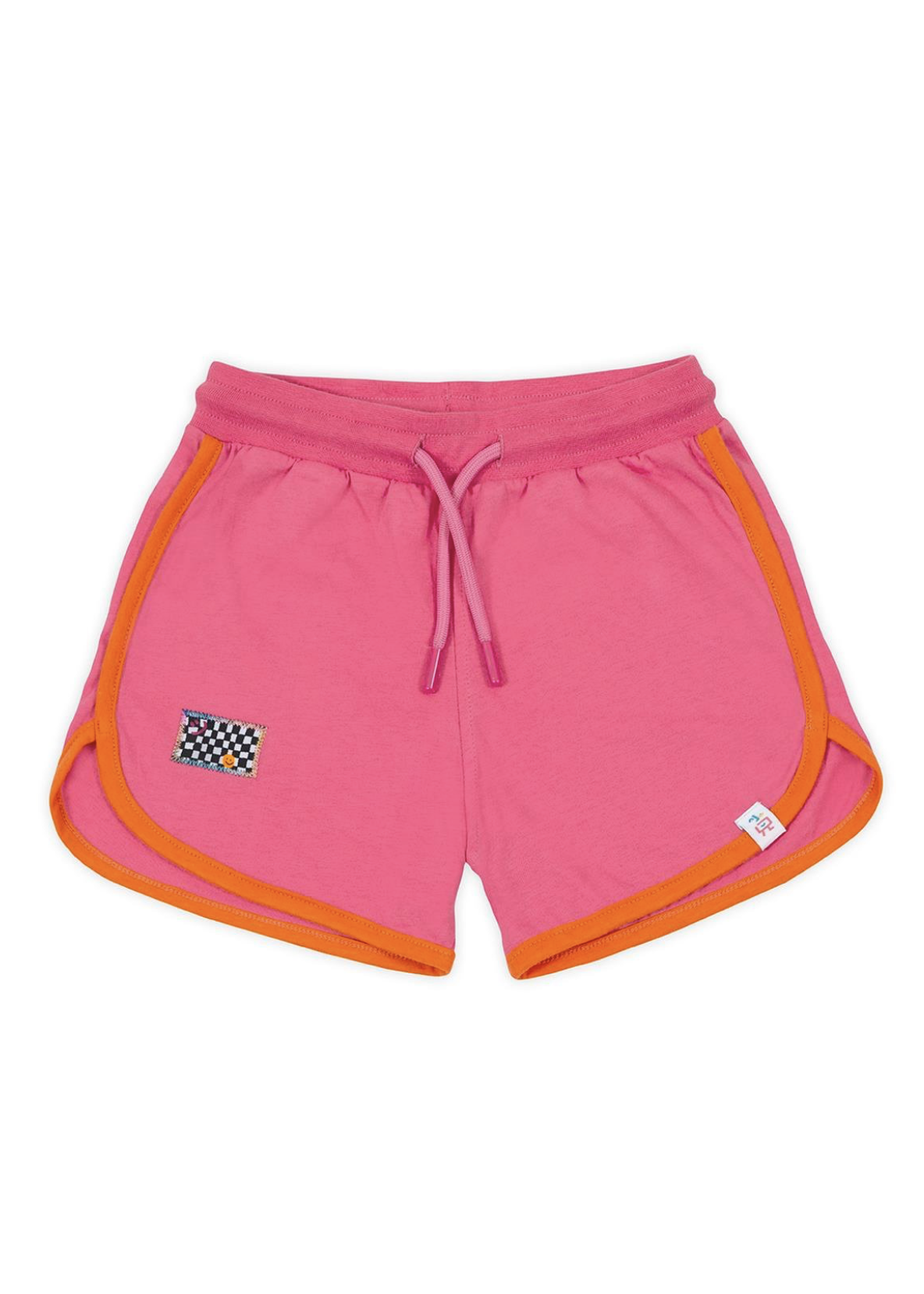 Retro Orange Striped Short - Pink (Pink Cord)
