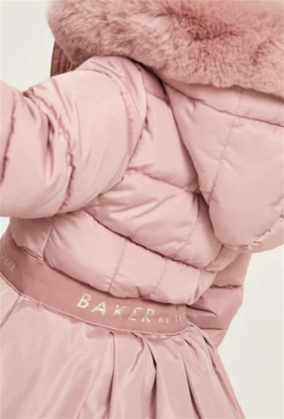TED BAKER SU GEÇİRMEZ PEMBE KIZ ÇOCUK MONT