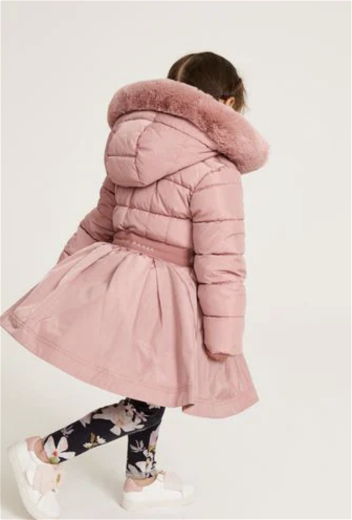 TED BAKER SU GEÇİRMEZ PEMBE KIZ ÇOCUK MONT