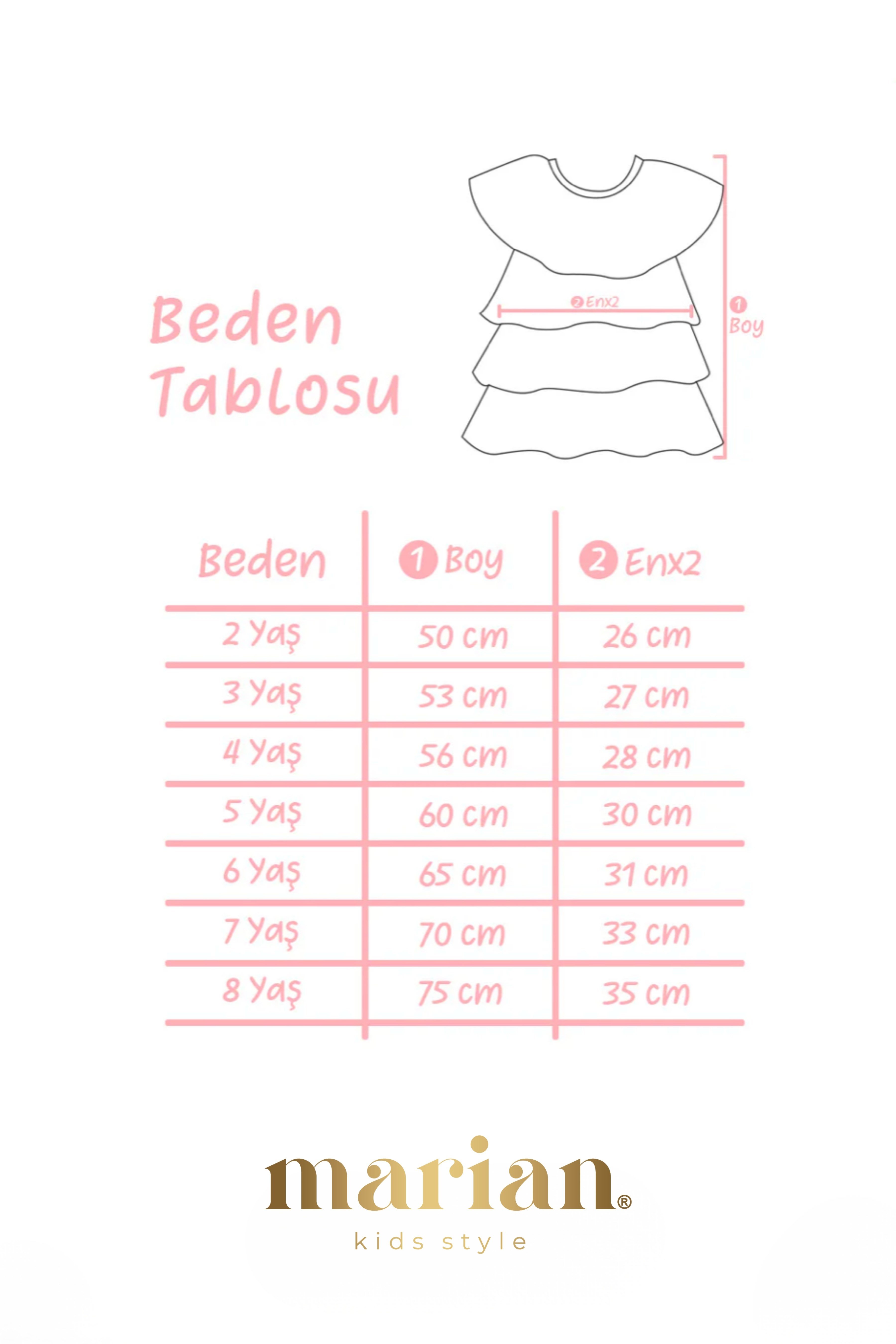 Yıldız Baskılı Katlı Tül Kız Çocuk Elbise - Estela