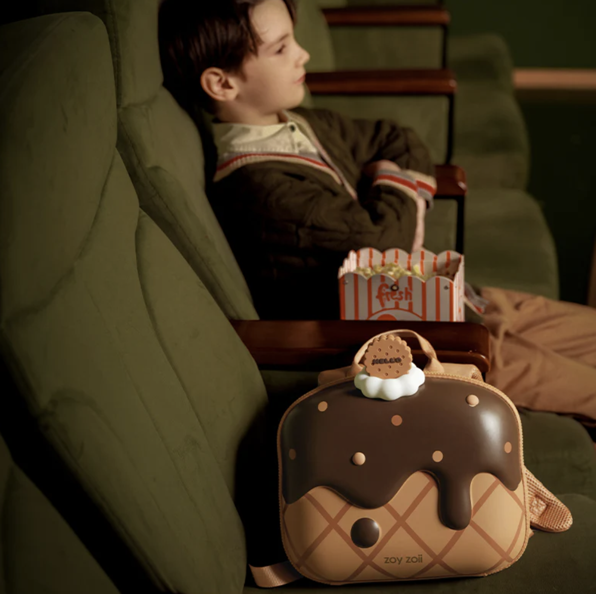Zoyzoii® Dessert Series Backpack（Chocolate Ice Cream）