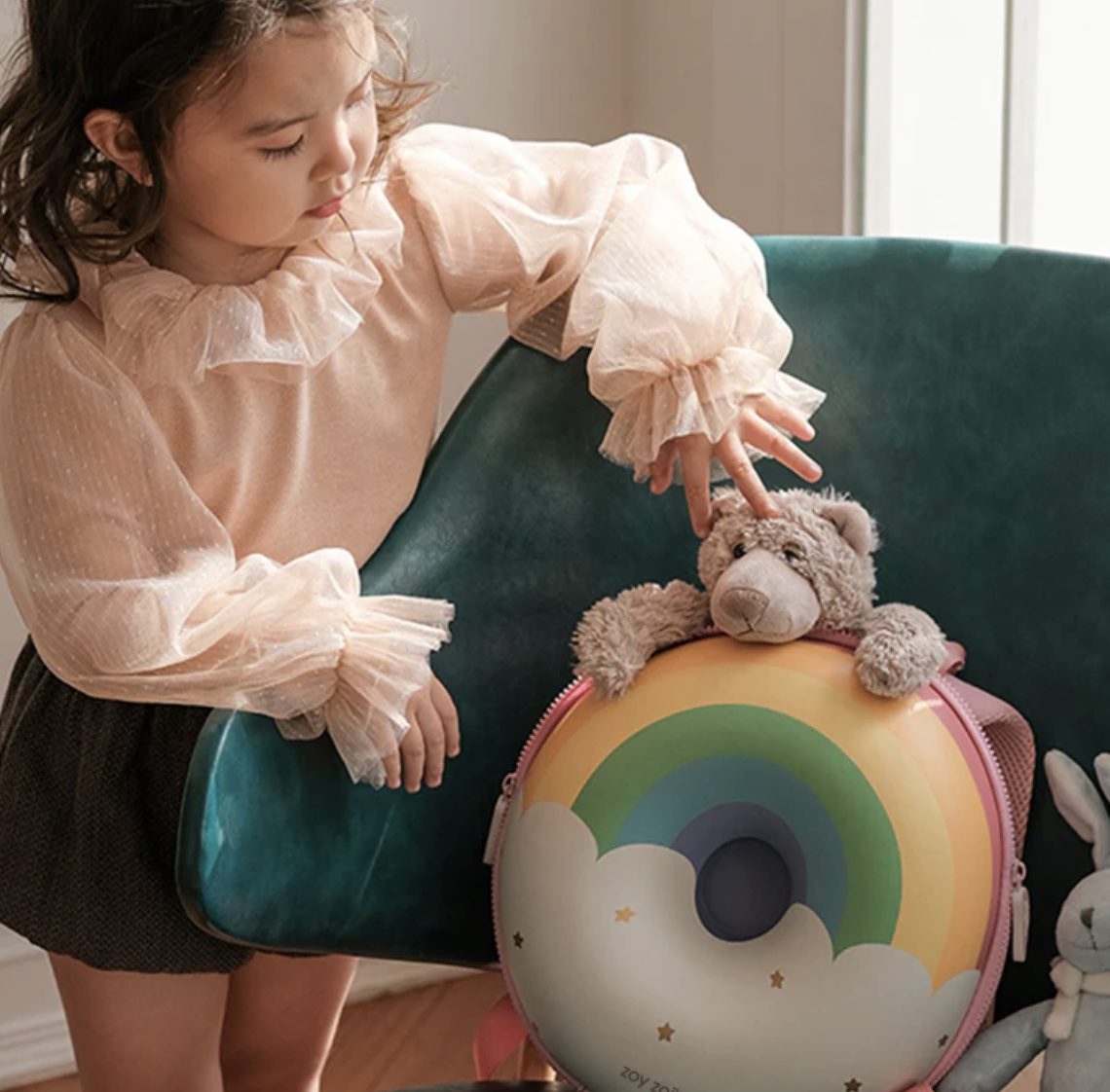 Zoyzoii®B1 Donut Series Backpack(Sweet Rainbow)